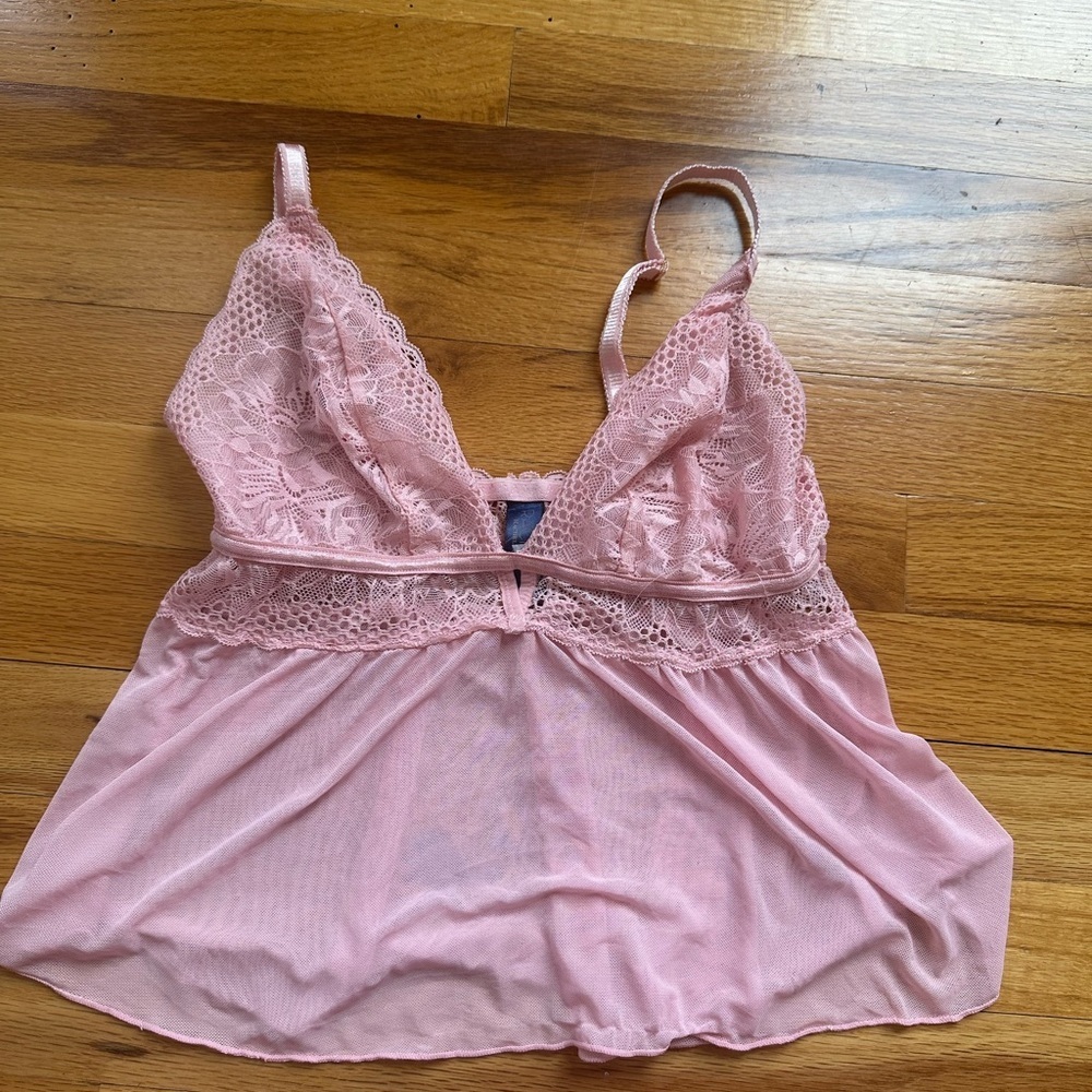 Rachel Soft Pink Lace Bralette